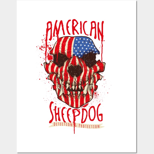 American Sheepdog Wall Art by ilygraphics